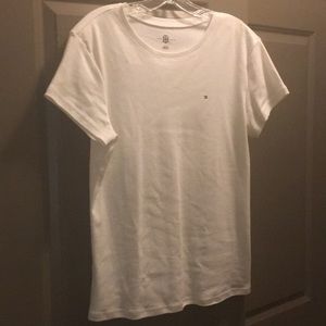 Tommy Hilfiger white t shirt with logo